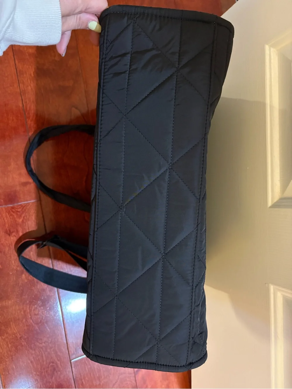 Marc New York Black Quilted Shoulder Tote
